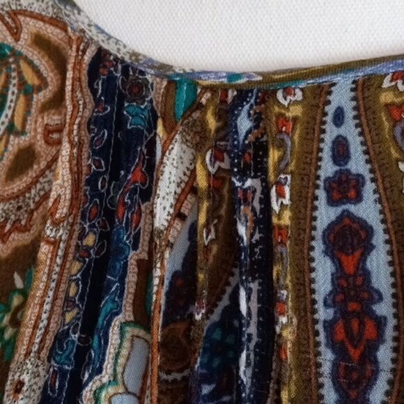 Bila teal multicolor swing top - Picture 4 of 11